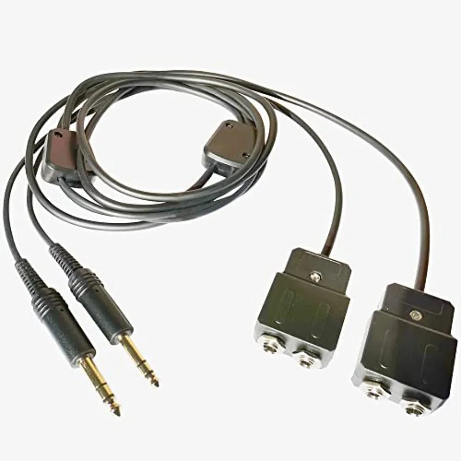GAM-GA2F General Aviation Headset Splitter-GA Splitter for 2 headsets Free with a Super high Density Sponge with O Ring