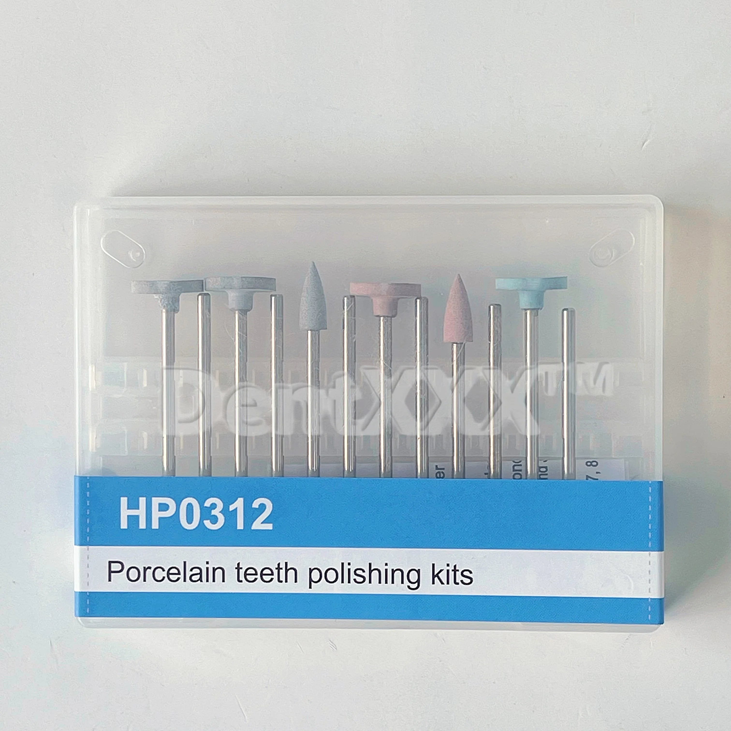 12Pcs Ceramic Polishing Kit, Disc-Shaped, Pointed, Wheel-Shaped Silicone Polishers, Coarse/Medium Fine/Fine Grinding Heads, Suit