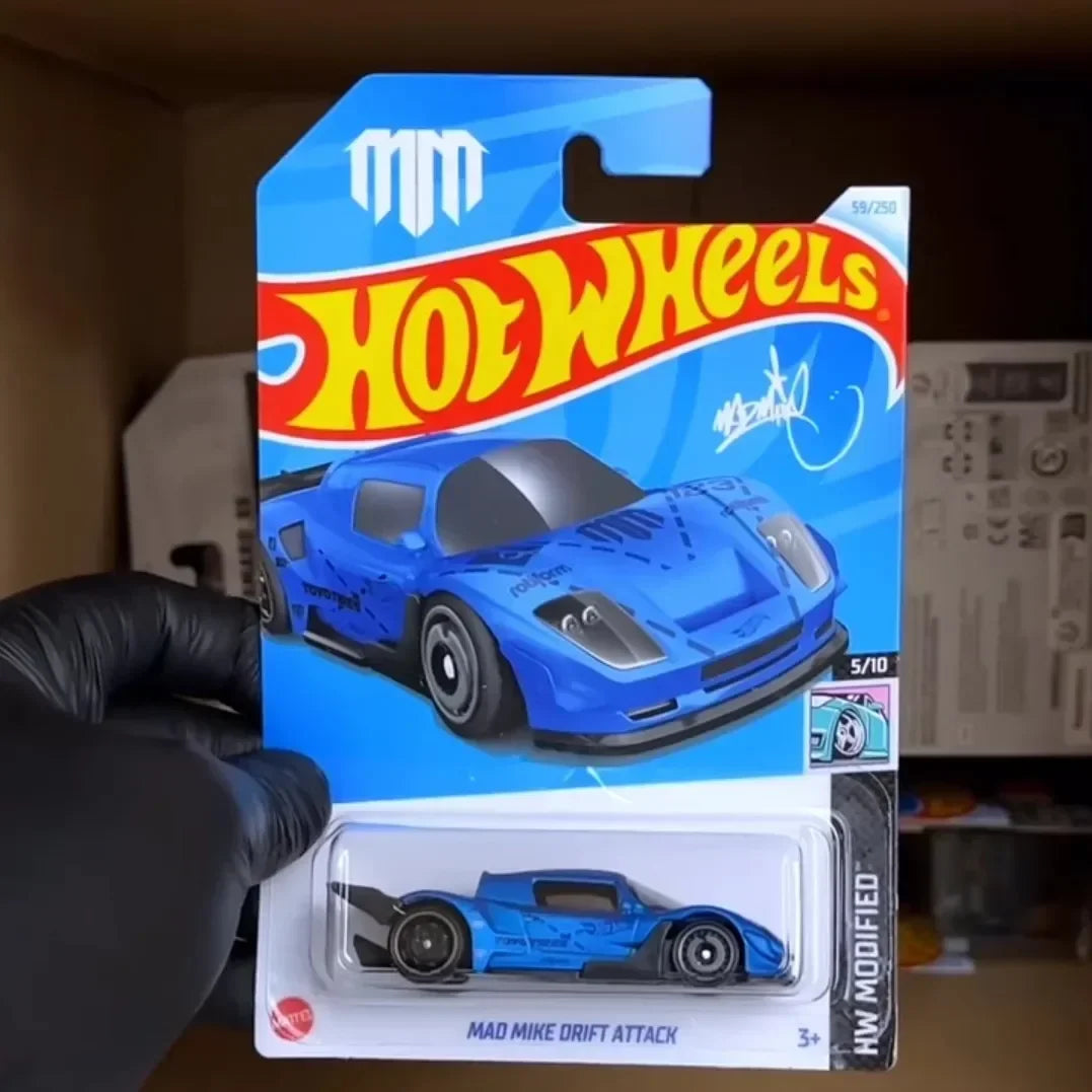 2024 C4982 Case K Original Hot Wheels 1/64 Miniatures Cars Hoteelws Model Car Hotweheels Hotwheels Vehicle Toys Model Scale Cars