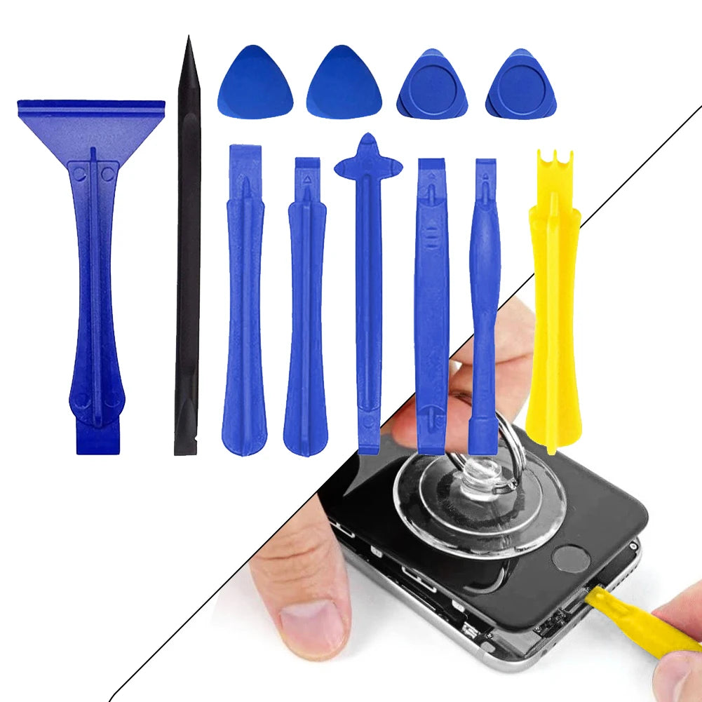 12Pcs Dual Ends Spudger Crowbar Pry Repair Disassemble Tool Screwdriver Set For DIY Phone Opening Hand Repair Tools Kit