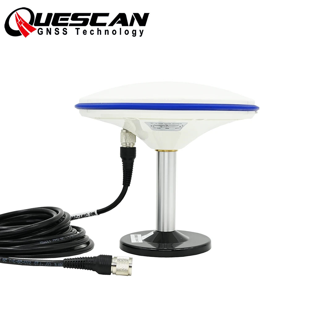 QUESCAN 40dB HG-GOYH7061 RTK GPS GNSS Antenna L1 L2 L-band 1575.42MHz 1227.6MHz GPS Antenna for Agricultural Surveying  CORS