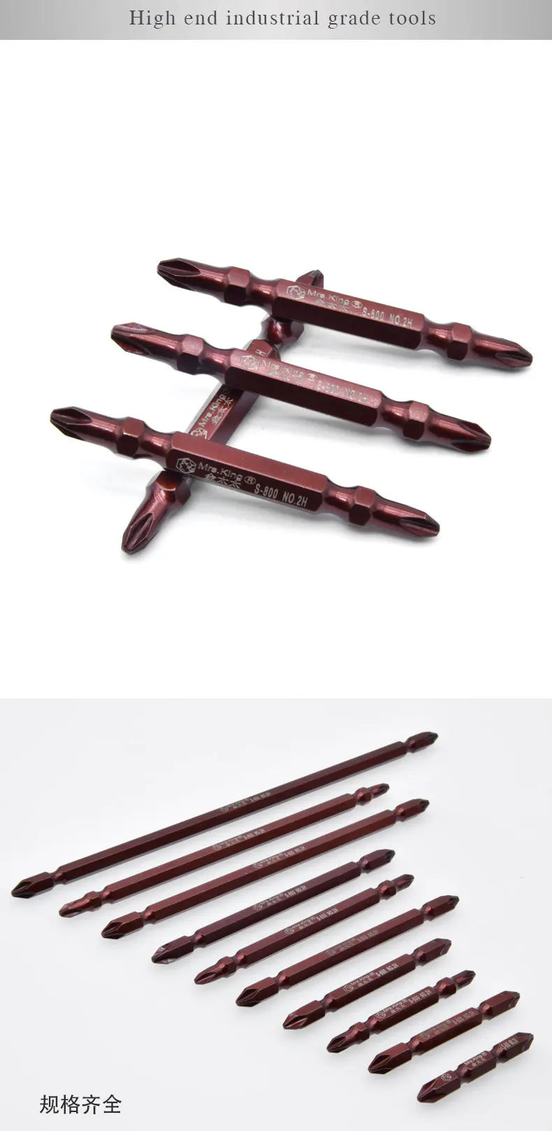 Cross pneumatic screwdriver bits, magnetic screwdriver bits, cross screw driver bits 50MMXPH2