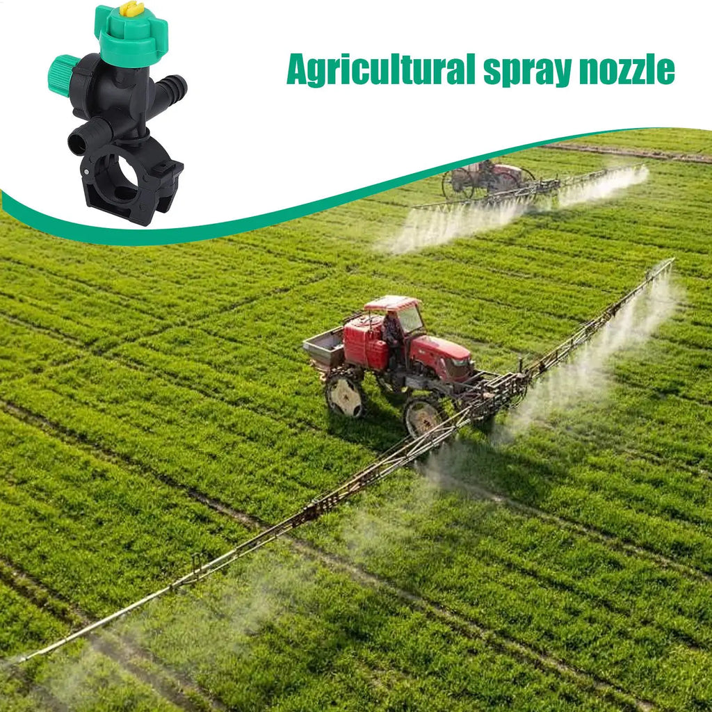 Misting Nozzles 4 Piece Fan Shaped Agricultural Spray Nozzles External Thread Mist Sprayer for Greenhouse Garden Watering Lawn