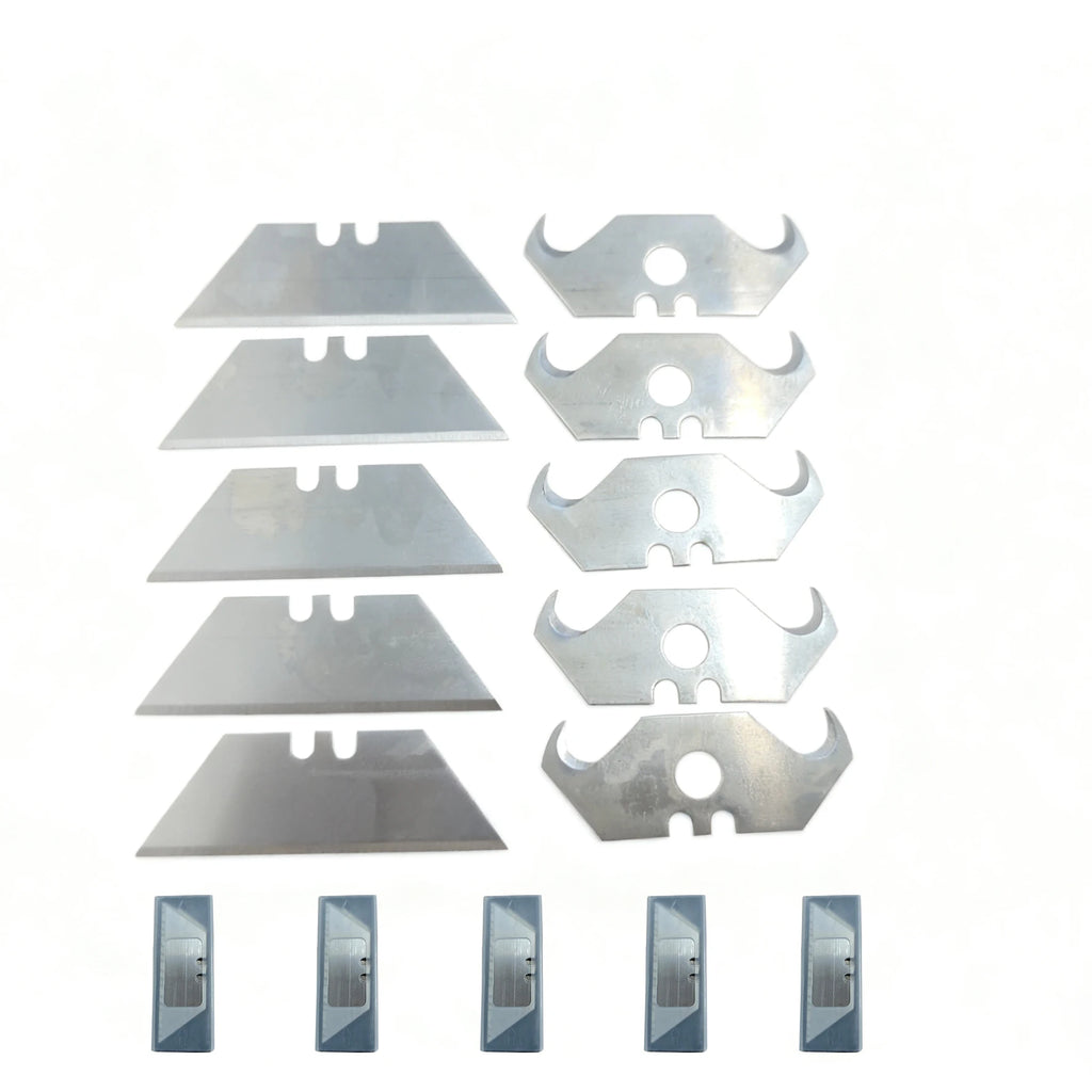 Trapezoidal hook-shaped combination cutting blade, DIY/ leather/carton special durable multi-functional sharp tool replacement b