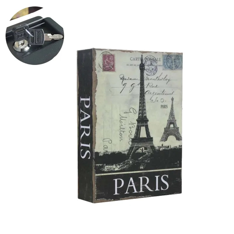 Hidden Safe Box Simulation Book Password Combination Key Lock Sight Secret Compartment Home Office Car Money Jewelry Phone Safes