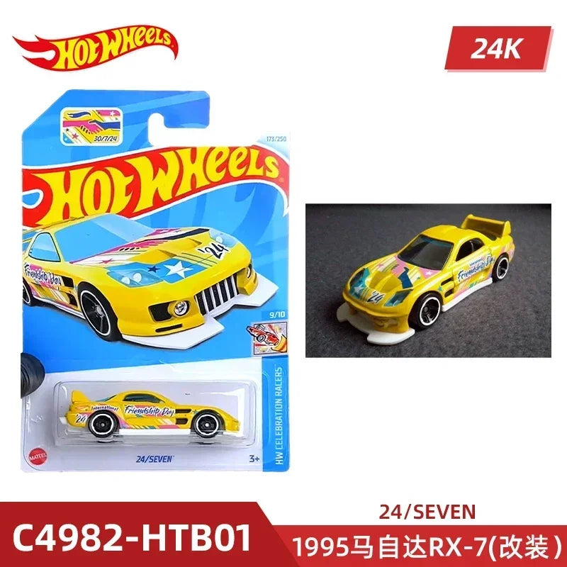 2024 C4982 Case K Original Hot Wheels 1/64 Miniatures Cars Hoteelws Model Car Hotweheels Hotwheels Vehicle Toys Model Scale Cars