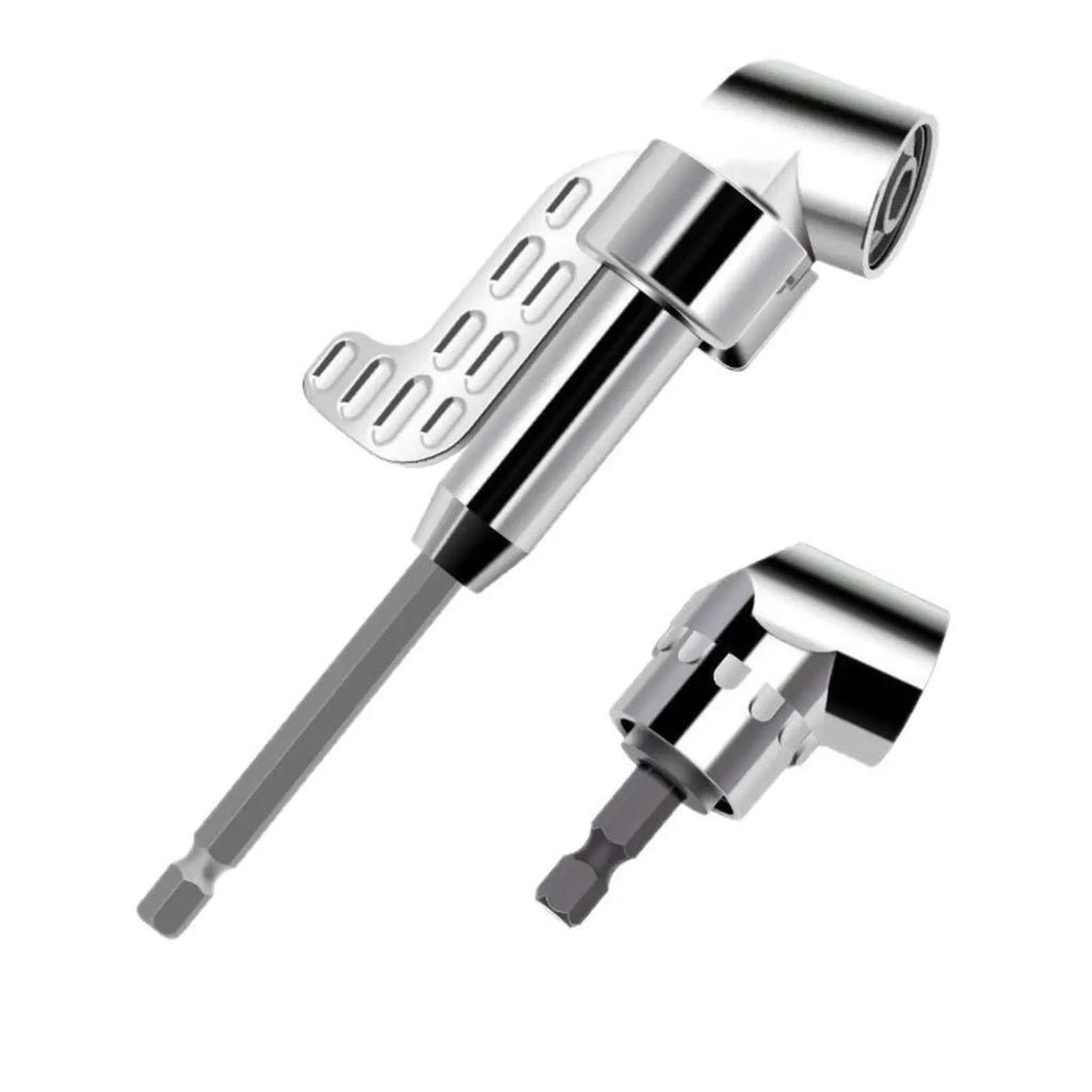 105 Degree Drill Adapter Tight Space Reach 105 Degree Angle Adapter Hex Shank Bit Holder Hard to Reach Spots for Small Gaps