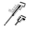 105 Degree Drill Adapter Tight Space Reach 105 Degree Angle Adapter Hex Shank Bit Holder Hard to Reach Spots for Small Gaps