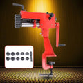7-Inch Manual Sheet Metal Bender with 6 Dies for Bending, Beading, and Edging Metal Sheets