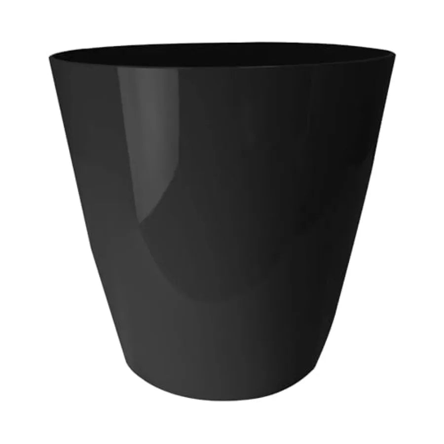 Aria Round Self-Watering Pot - Lightweight Plastic Planter for Herbs and More - Durable Plant Pots for Indoor Plants and Outdoo