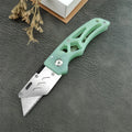 New MIni Folding Knife 440C Blade Red Aluminum/Green G10 Handle EDC Hiking Survival Camping Knife Portable Pocket Outdoor Knife