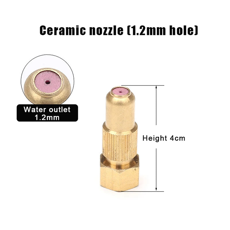 Agricultural Irrigation Nozzle 16*41*8MM Adjustable Pottery Nozzle Pottery Adjustable Spray Effortless Installation