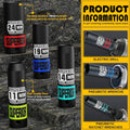 14 Piece 1/2" Drive Impact Socket Set, 8-24 mm Deep Sockets, CR-V Steel, 6-Point, Metric with Adapter & Holder for Automotive