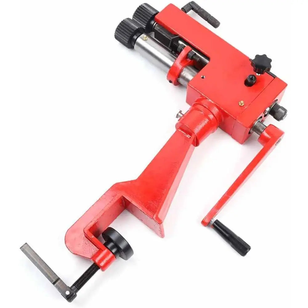 7-Inch Manual Sheet Metal Bender with 6 Dies for Bending, Beading, and Edging Metal Sheets